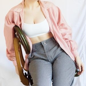 Vintage 100% Silk Bomber Jacket